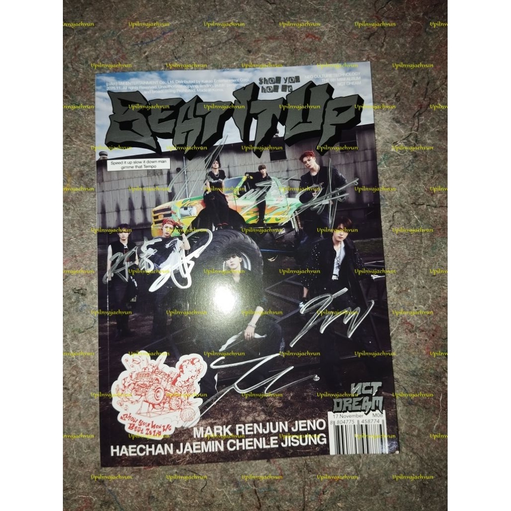 [READY STOCK] SIGNED ALBUM NCT DREAM BEAT IT UP