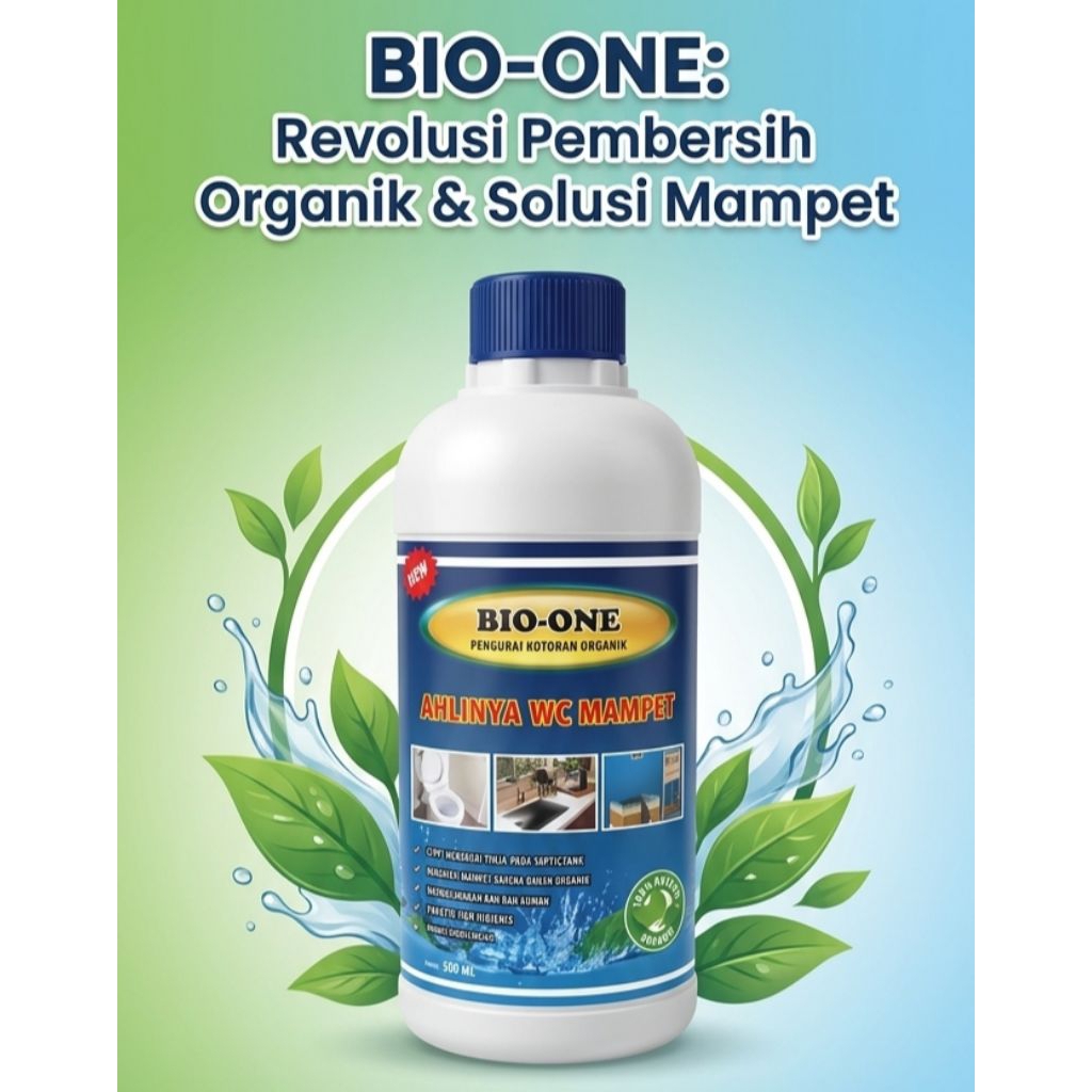 BIO ONE SOLUSI WC MAMPET WC SUMBAT TANPA HARUS KURAS DARI BAHAN ORGANIK