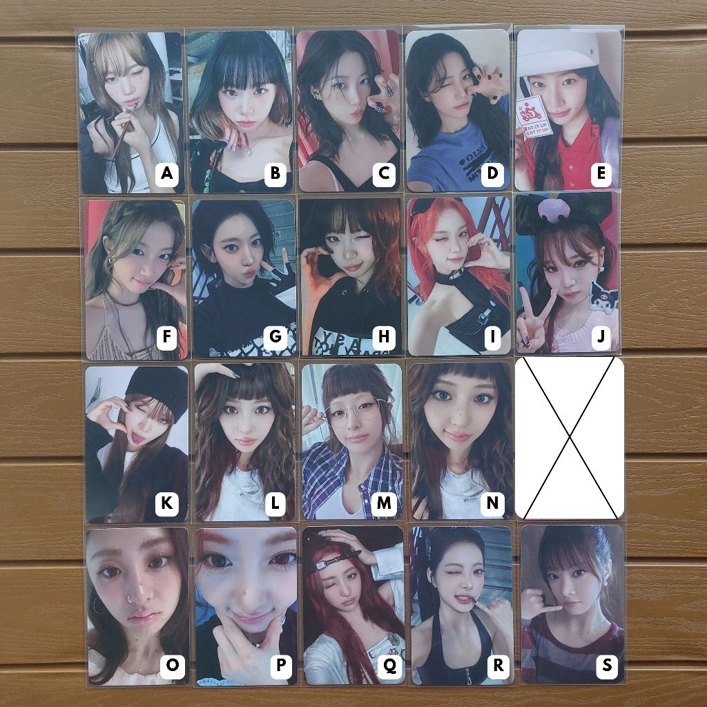 LE SSERAFIM Chaewon Sakura Yunjin Kazuha Eunchae Photocard PC