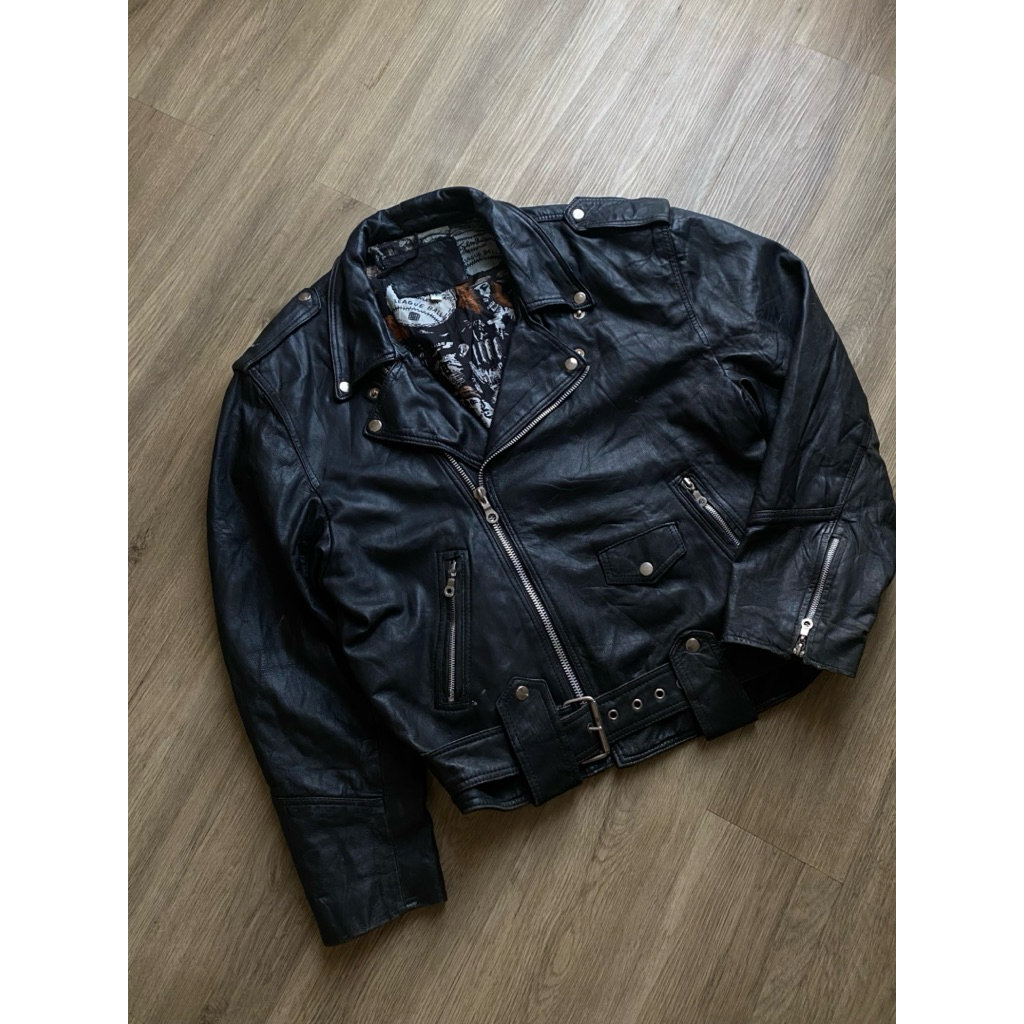 VINTAGE RAMONES LEATHER JACKET