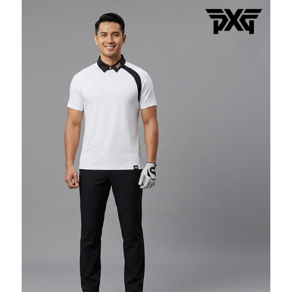 PXG ESSENTIAL  Baju Golf Polo Mens Golf Wear Polo Shirt Original