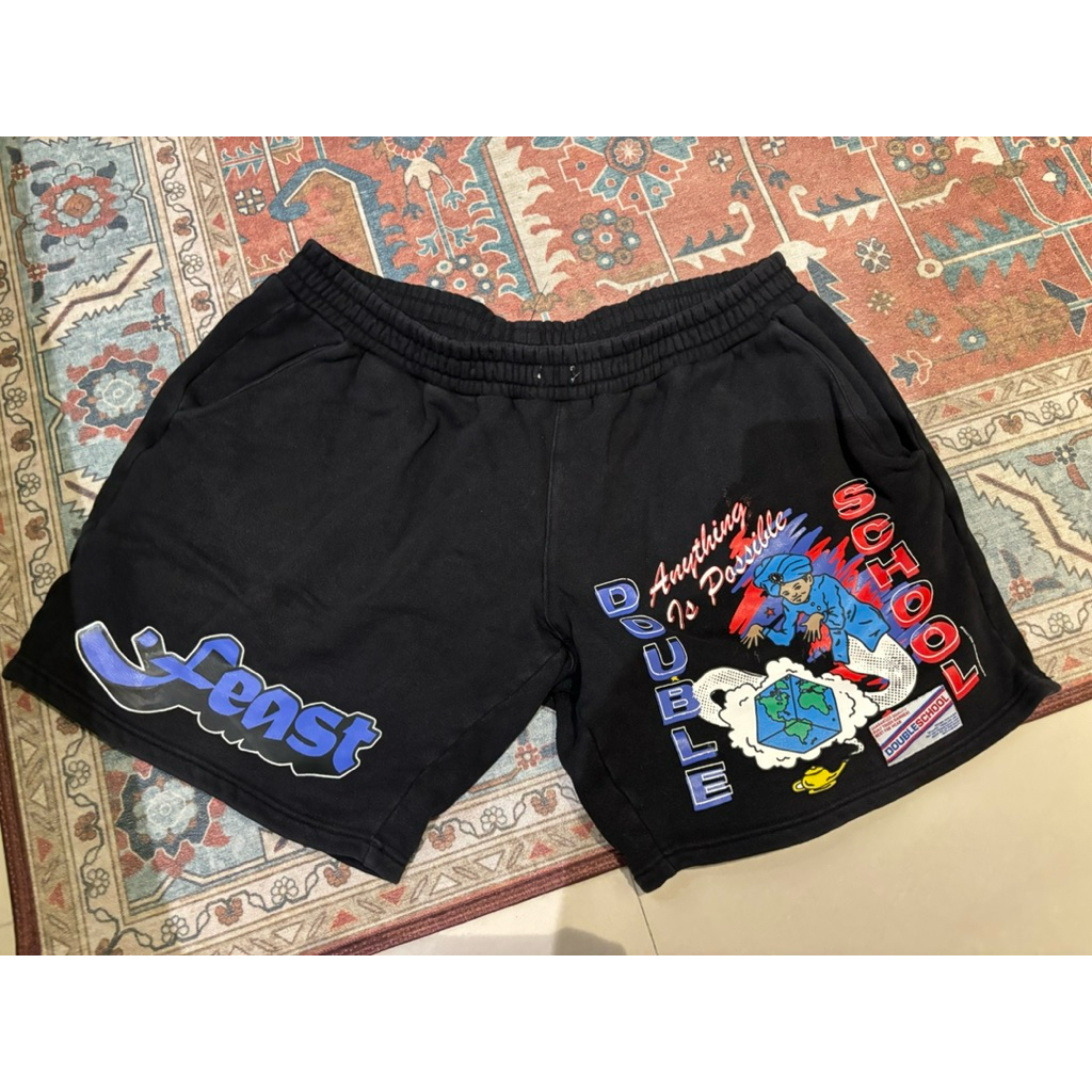Preloved Short Celana Pendek Double School x FEAST XL
