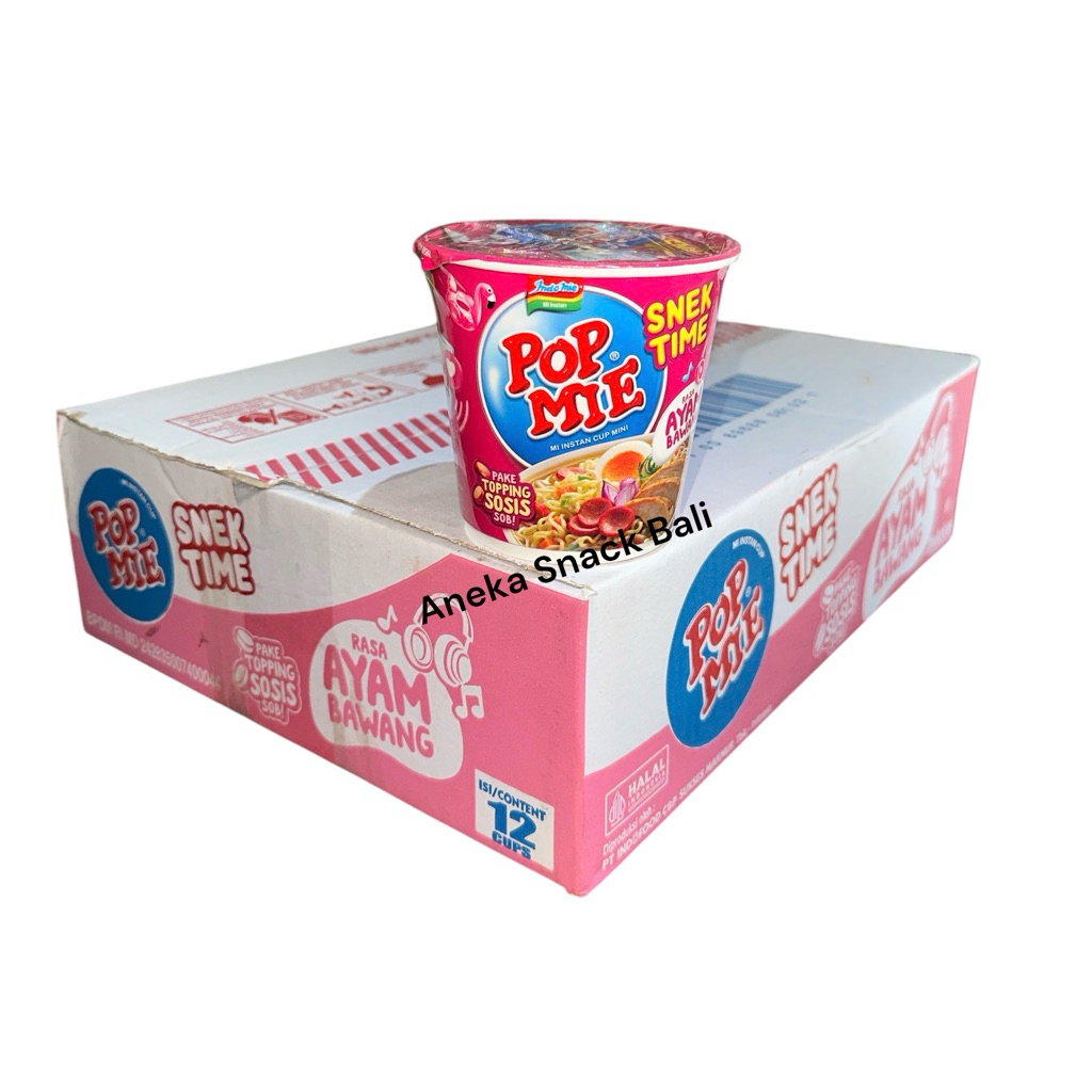 1 DUS POP MIE MINI AYAM BAWANG / 40 gr / 12 cup
