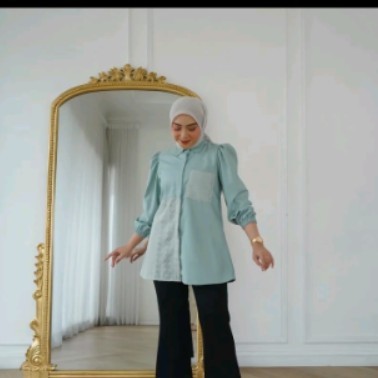 Blouse - Katun Premium Toyobo - Bordir -  Aluna Blouse BY LFAZ | Preloved