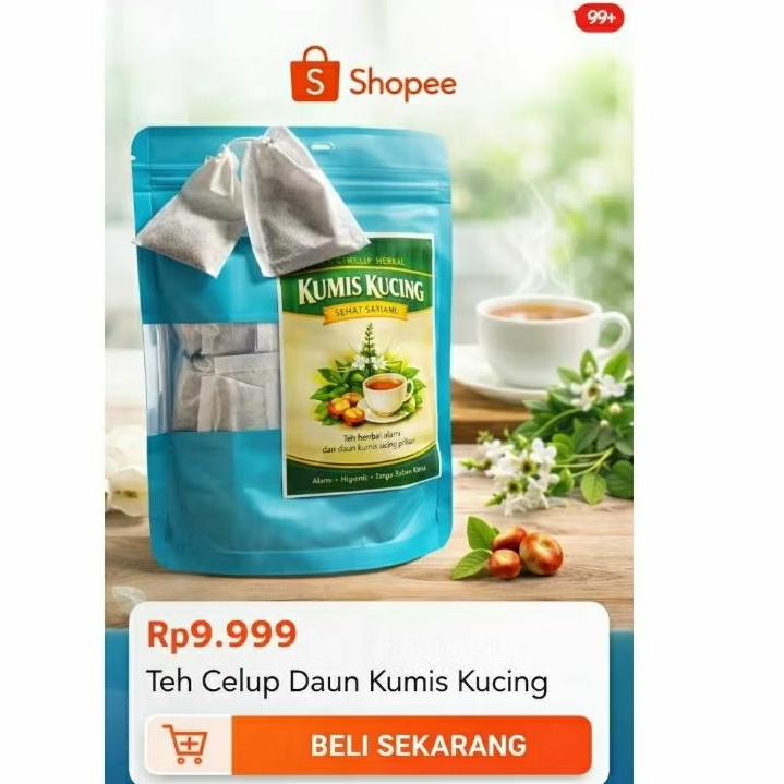 TEH KUMIS KUCING/ TEH KUMIS KUCING ASLI/ TEH KUMIS KUCING ASLI SEHAT KITA/ TEH KUMIS KUCING TUBRUK