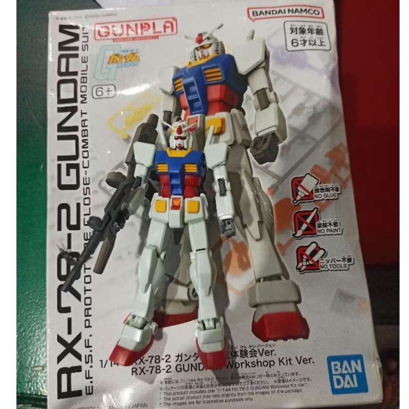 gundam rx 78 EG wokshop ver second rakit
