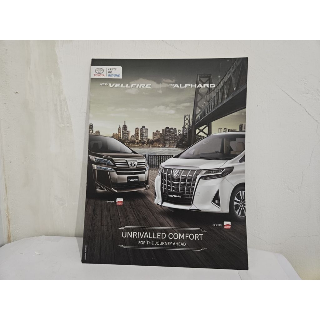 brosur katalog mobil toyota alphard vellfire 2018 buku booklet
