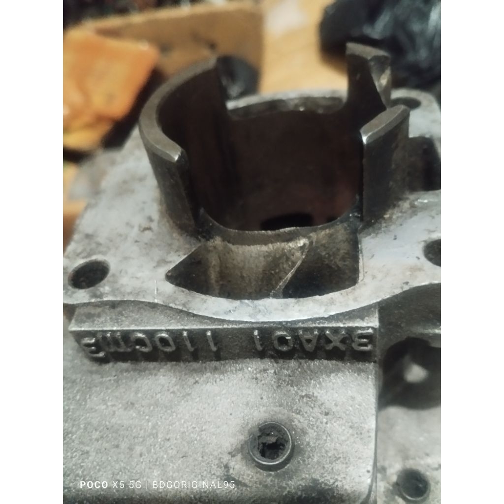 blok f1zr y1 os 25 piston rxs std porting harian original copotan
