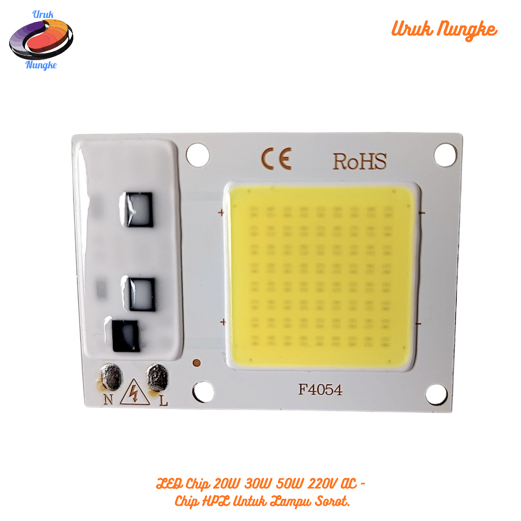 LED Chip 20W 220V AC - Chip HPL Untuk Lampu Sorot.