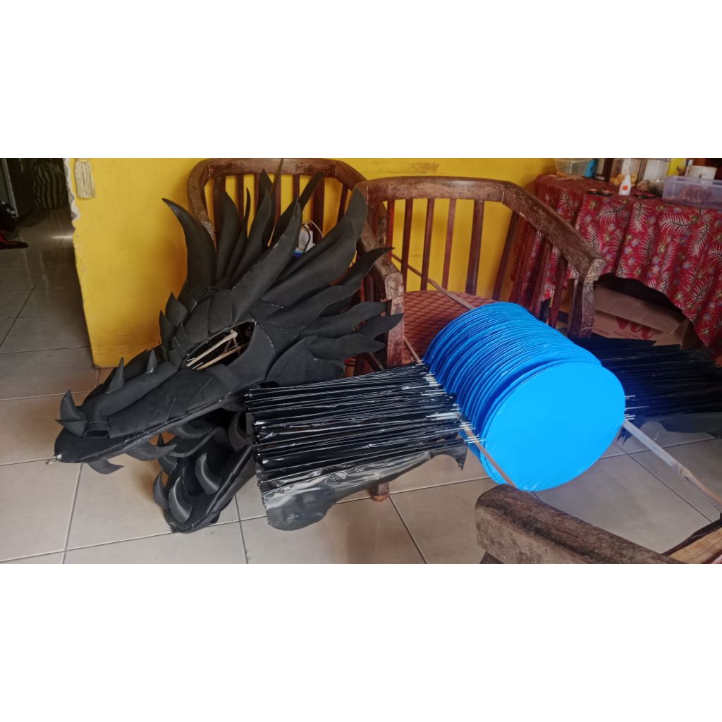 kepingan layangan naga dm 30 70 keping belum di ronce