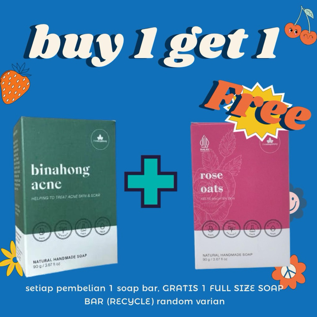 (FREE RECYLE SOAP BAR) BINAHONG ACNE SOAP