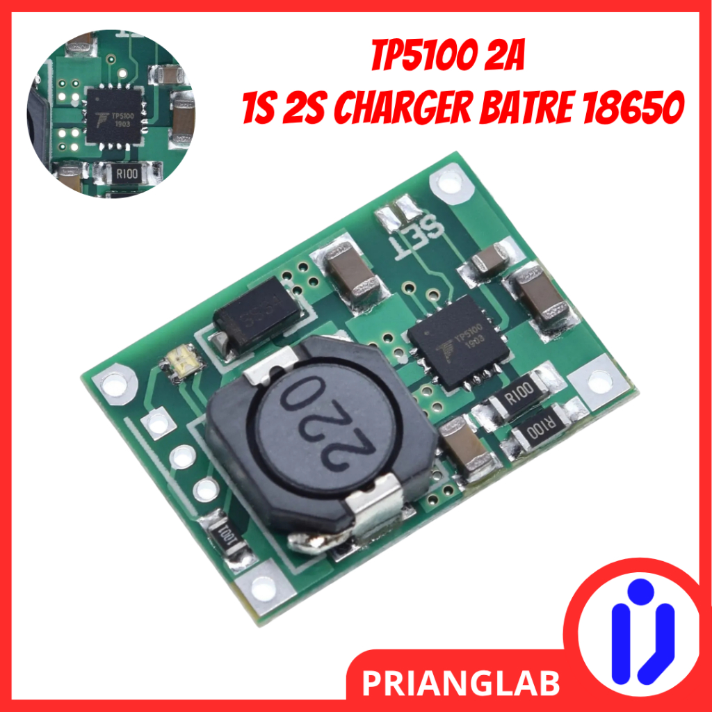 TP5100 2A Lithium Battery Charging 1S 2S Charger Batre 18650 TP 5100 Modul TP5100 2A 1S 2S Module Ch