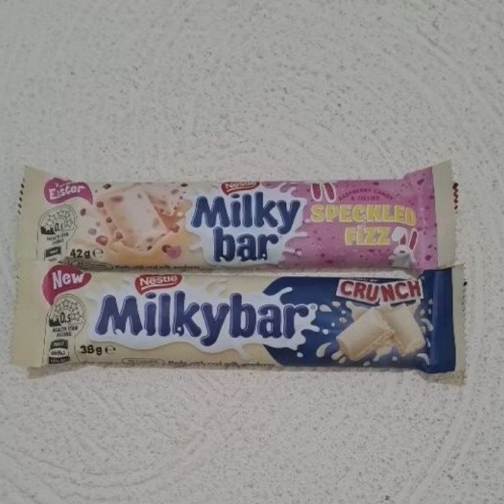 NESTLE MILKYBAR SPECKLED FIZZ / NESTLE MILKY BAR CRUNCH