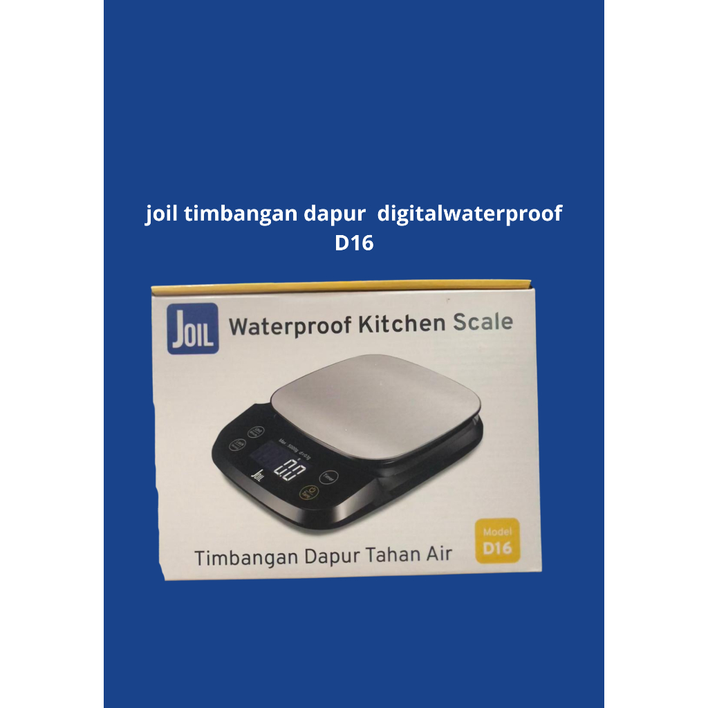 joil timbangan dapur digital waterproof D16