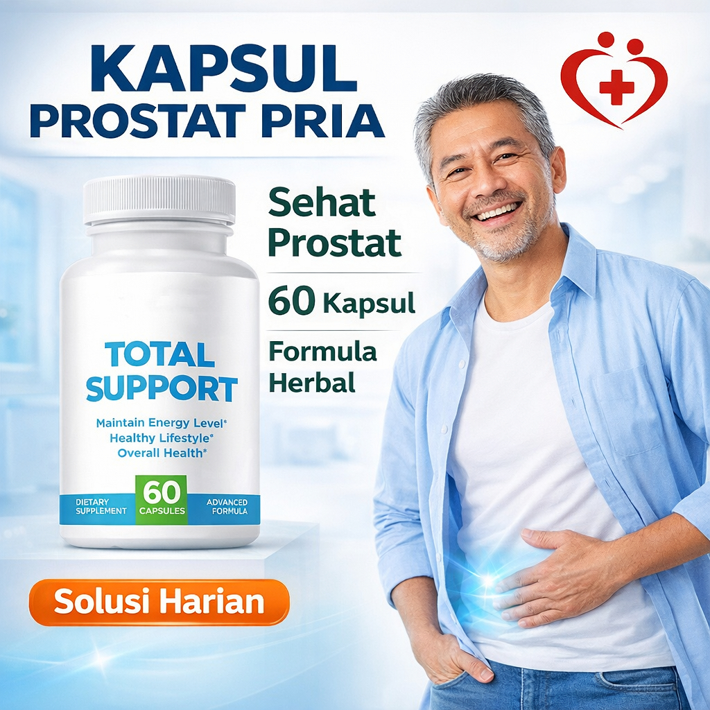 OOUWA Kapsul Perawatan Prostat Herbal Alami Cepat / Kapsul Perawatan Prostat / Suplemen Nutrisi Pros