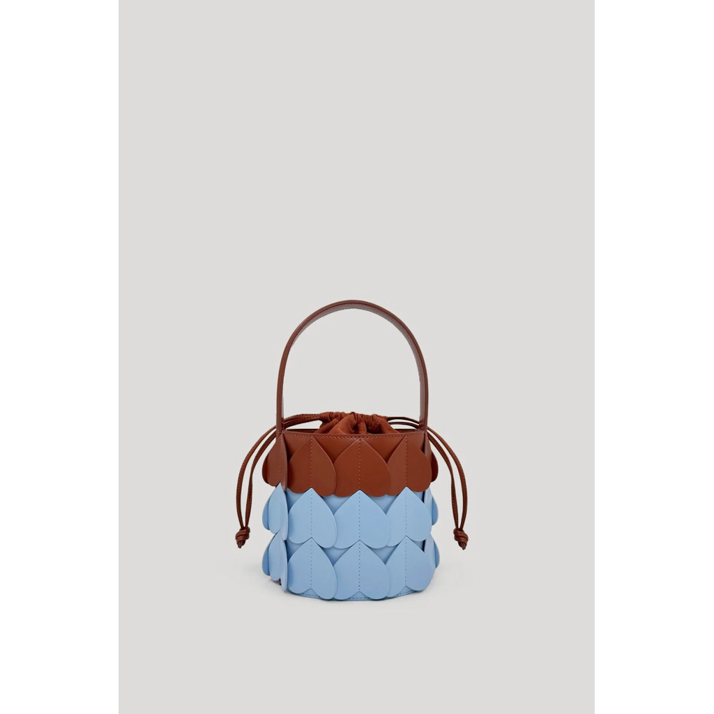 Peggy Hartanto Whirlpool Bucket Bag  Tan Glacier