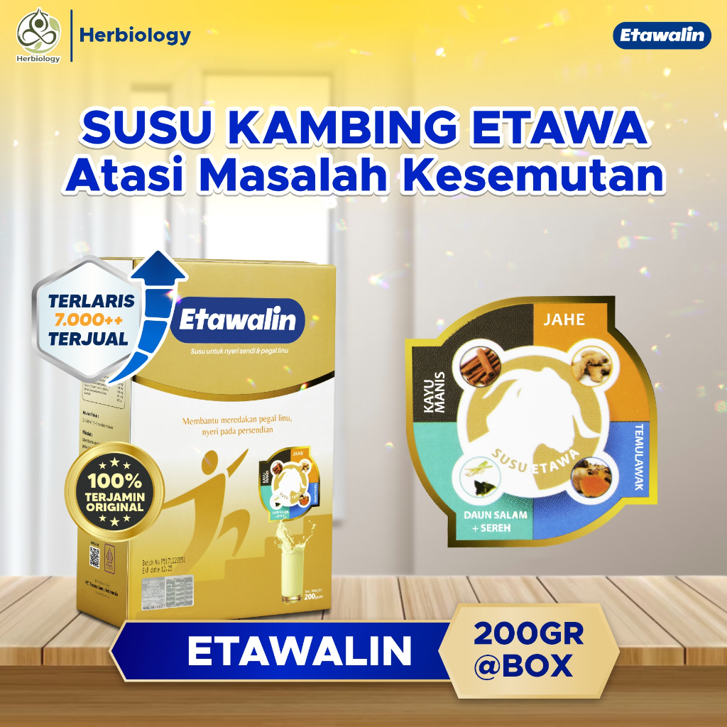 Etawalin Susu Kambing Bubuk Asli – Susu Kambing untuk Tulang & Sendi