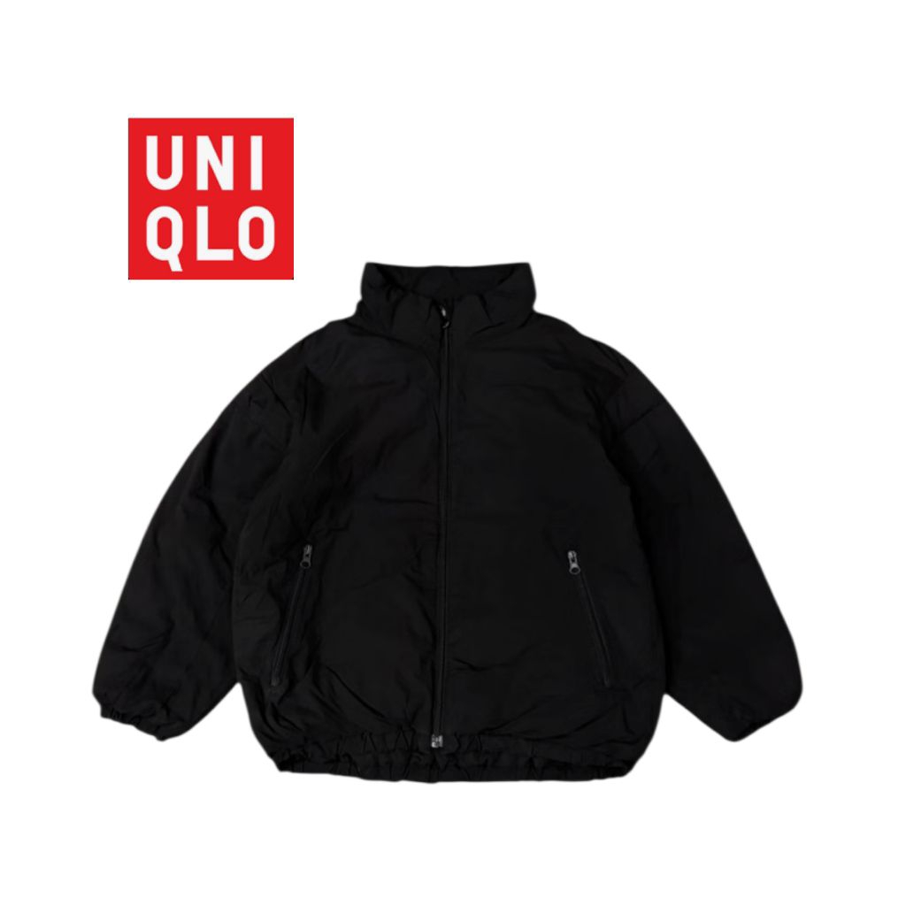 Jaket Parasut Uniqlo hitam