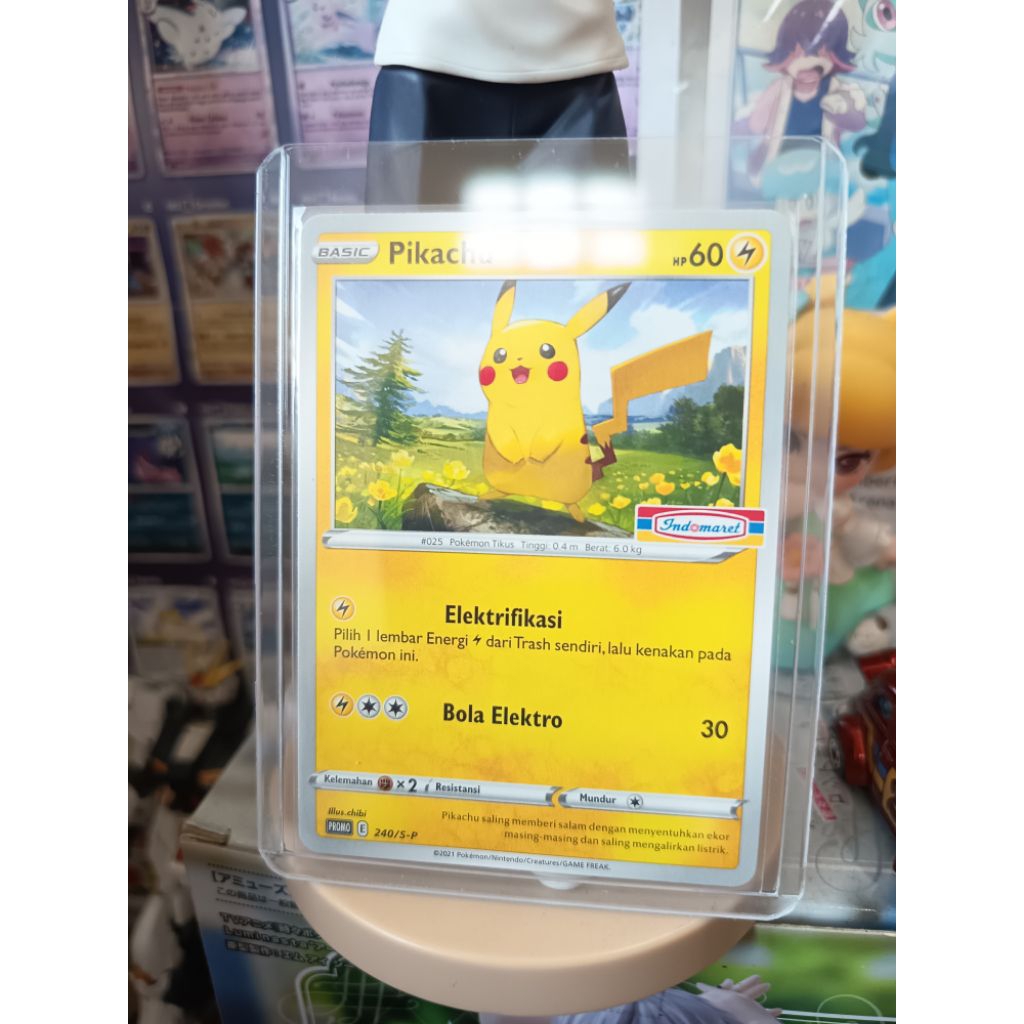 Pikachu 240/S-P - PROMO Indomaret - Pikachu Indomaret - Pokemon TCG Indonesia
