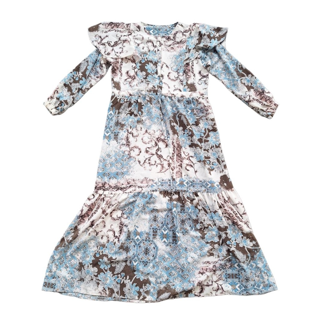 MAXI DRESS DENIM BLUE - CERUTY BABY DOLL LD 100CM