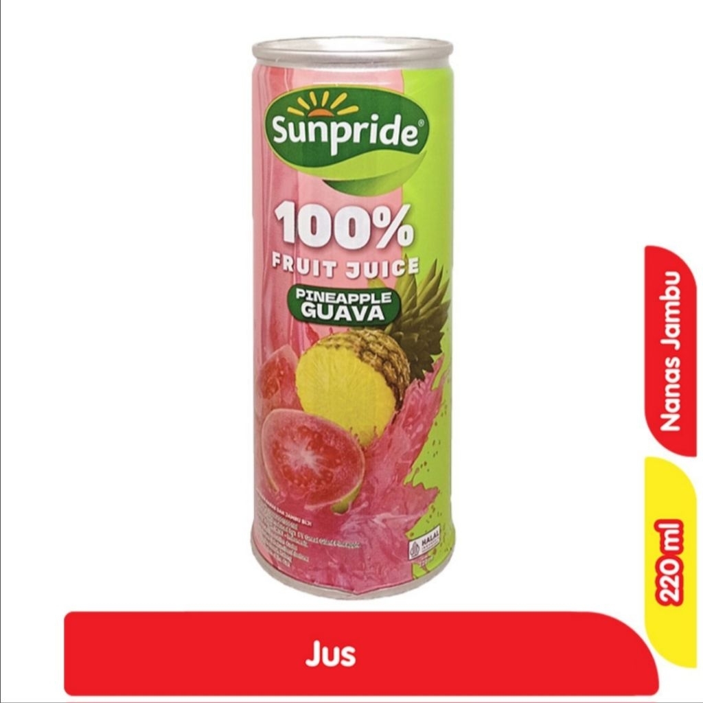 Sunpride Jus Buah Nanas Jambu Kaleng 220ml