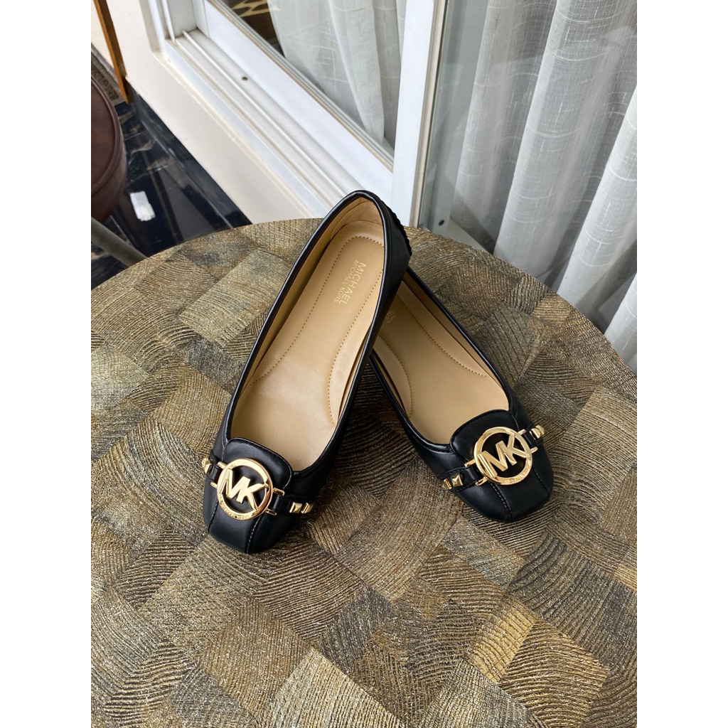 michael kors fulton moc black ghw