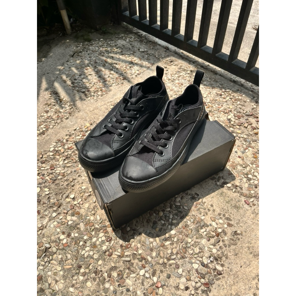 Sepatu Sneakers Wave Ultra Ox Black Original Resmi Pt Map