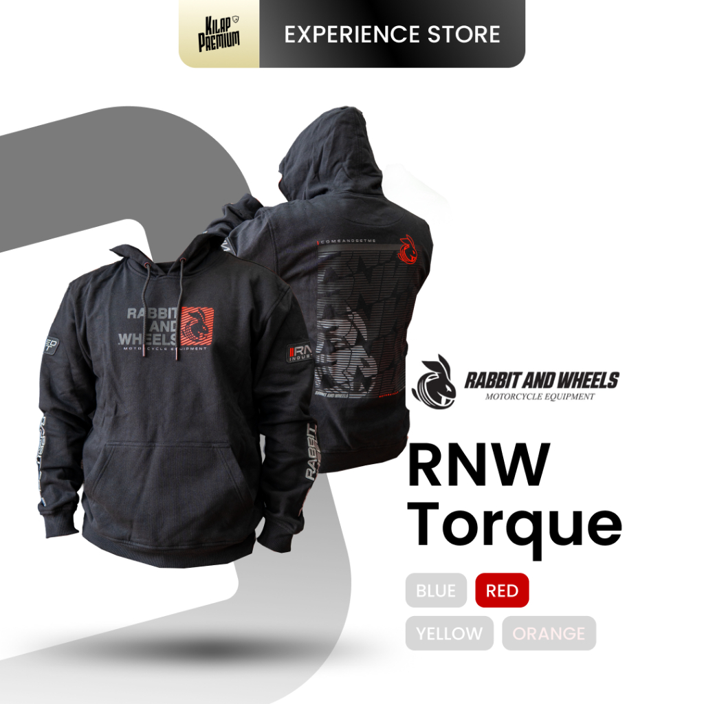 RABBIT AND WHEELS TORQUE RED HOODIE