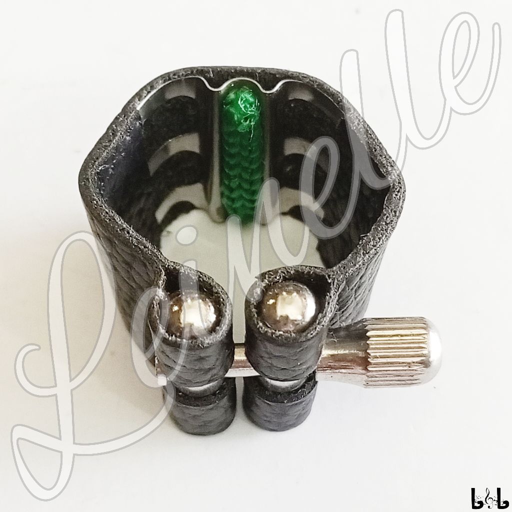 Ligature for Alto Saxophone Metal Mouthpiece bahan kulit