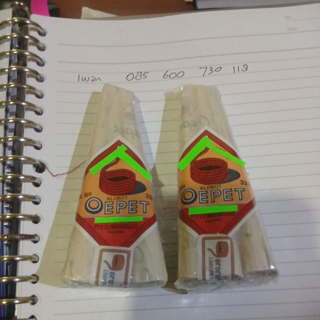 Klobot Merk Oepet isi 6 batang dalam 1 bungkus