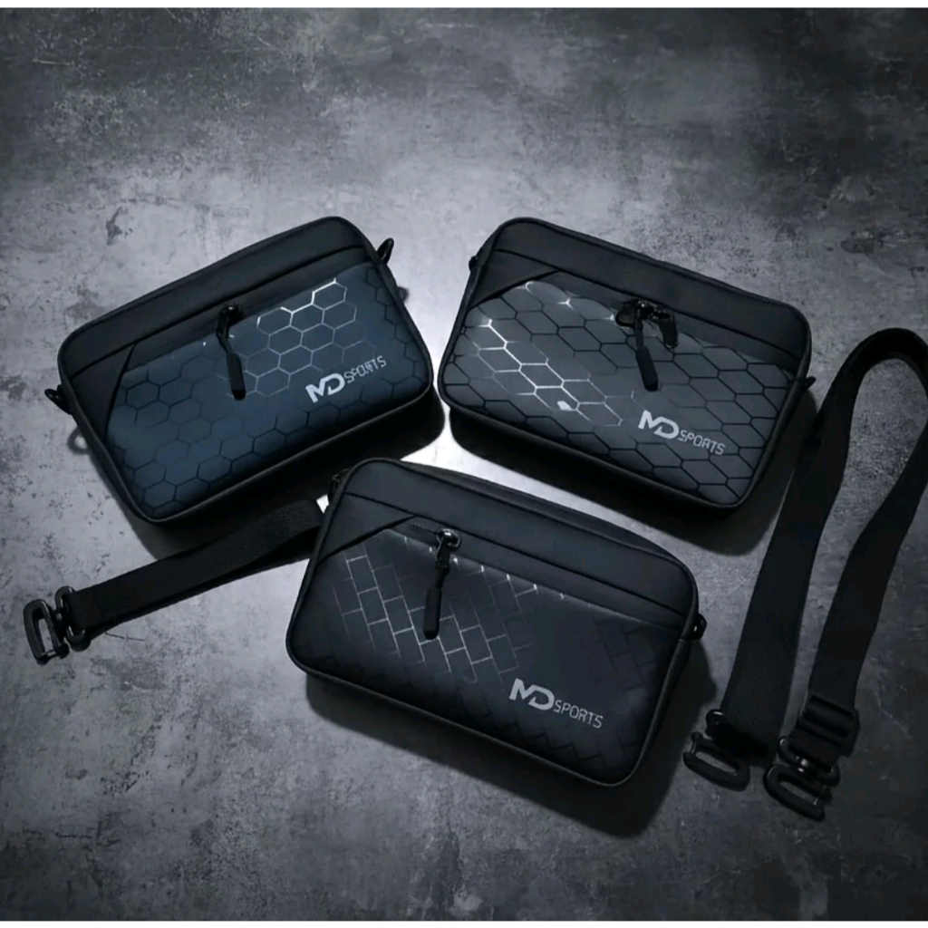 MD Sports Tas Selempang Pria Wanita Waterproof Casual Touring Pouch