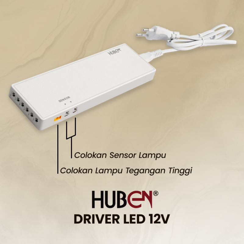 Driver Lampu HUBEN 60W Power Supply LED Strip