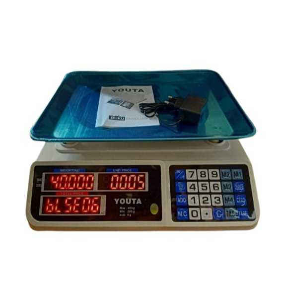 Timbangan Digital Youta 40kg acs Timbangan buah 40kg Timbangan Laundry Timbangan Digital 40kg Timban
