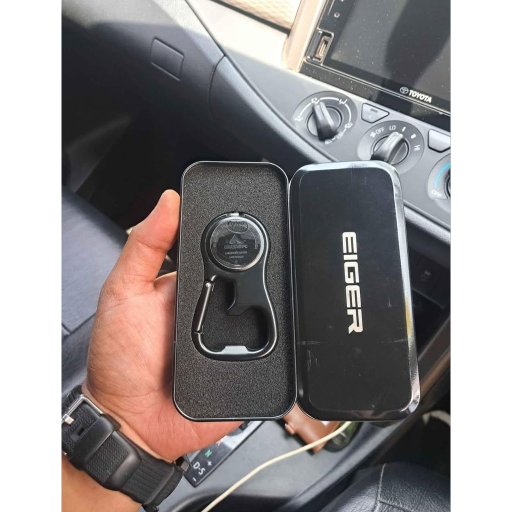 jam karabinet eiger watch carabiner original