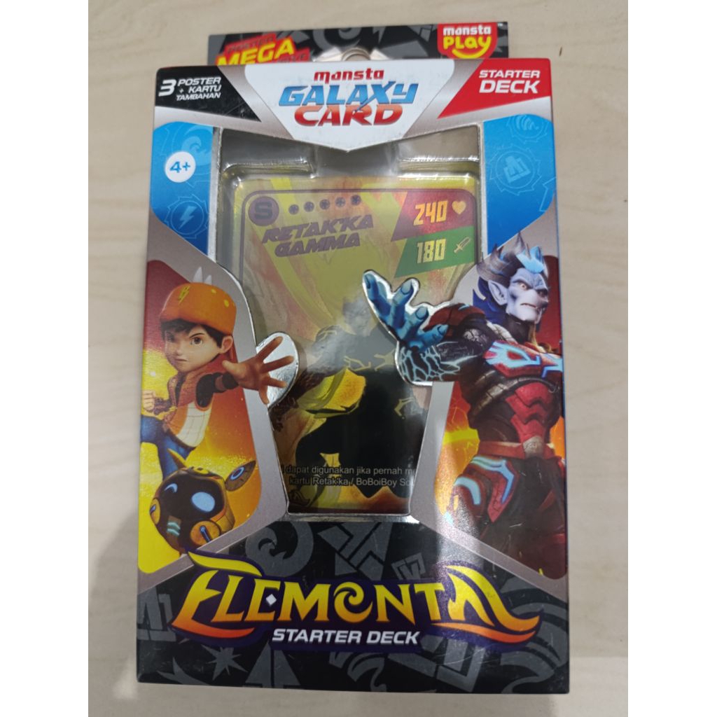 Starter Deck Elemental Boboiboy Original Monsta|Segel