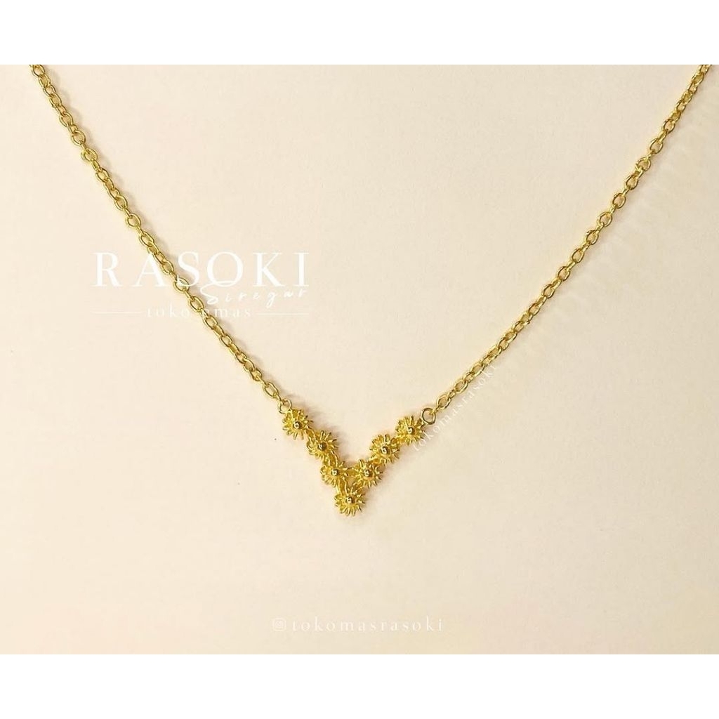 Kalung emas 24 K 10gr  order Widya