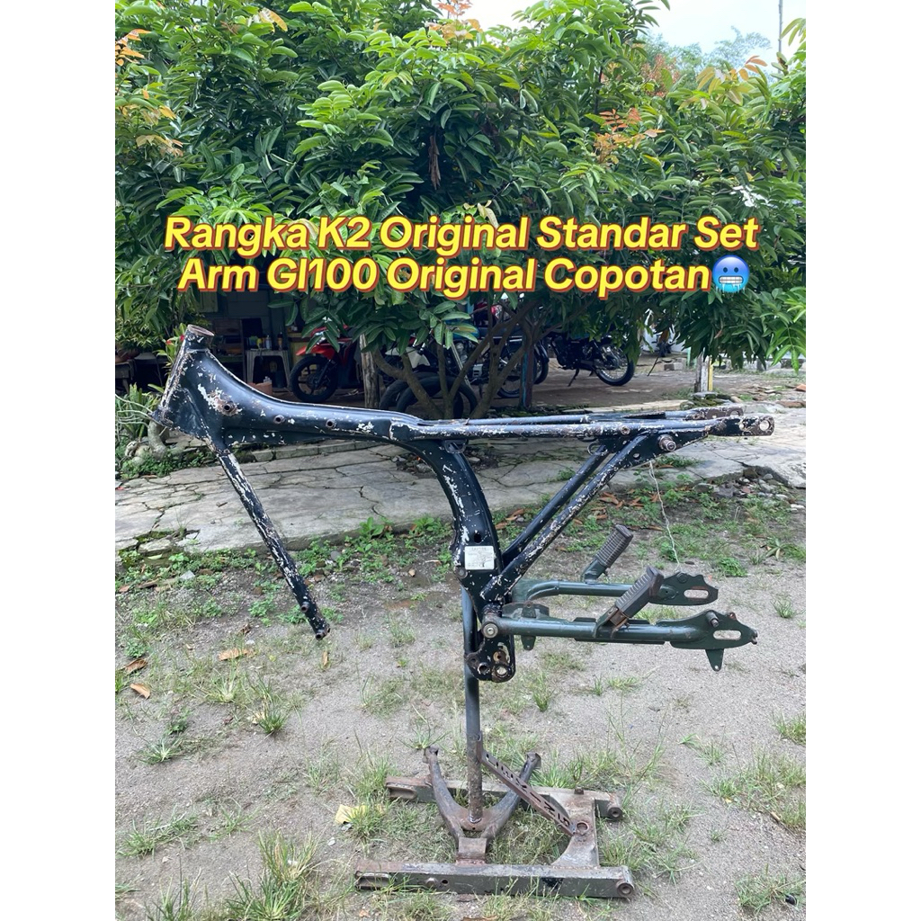 Rangka Cb K2 Original Standar Srit Frame K2 Set Dengan Arm Gl100