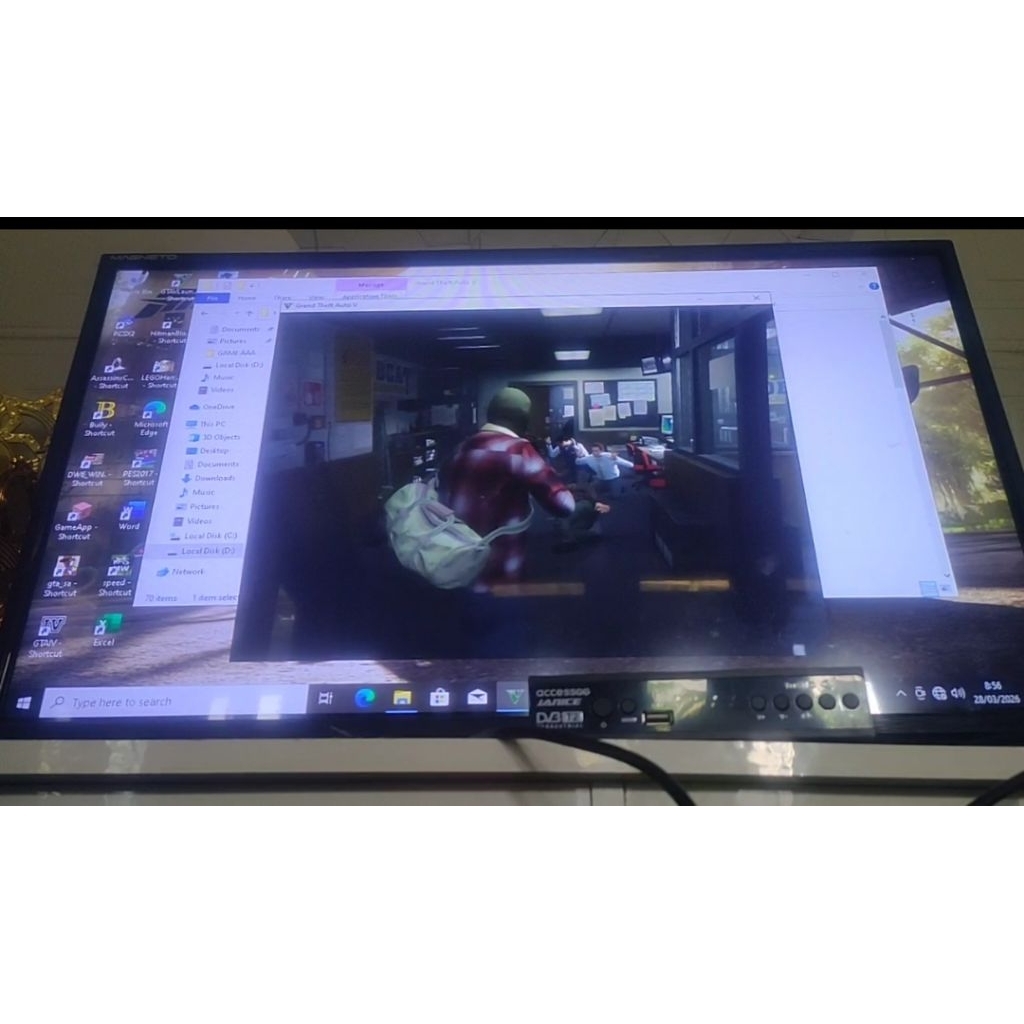 Komputer PC gaming CPU intel i3 3210 gen 3 full game