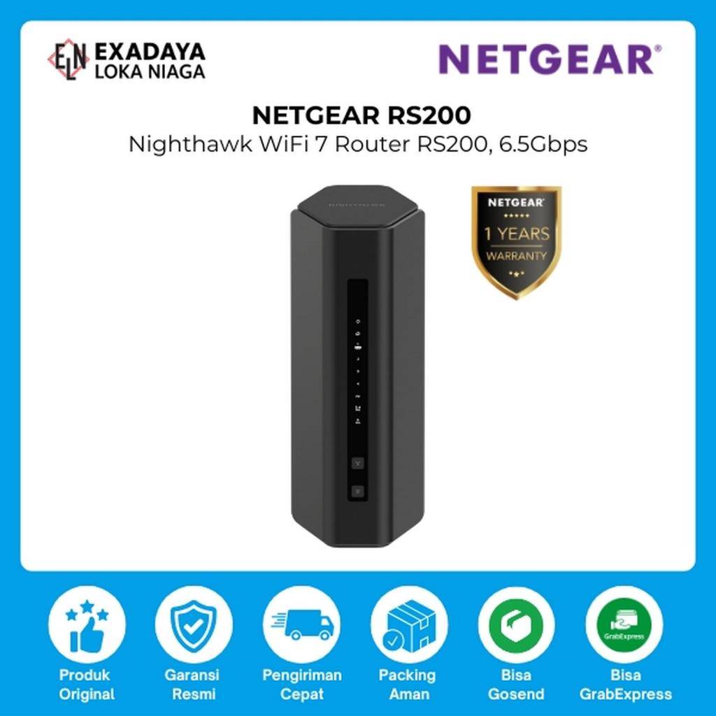 NETGEAR RS200 , Nighthawk WiFi 7 Router 6.5Gbps