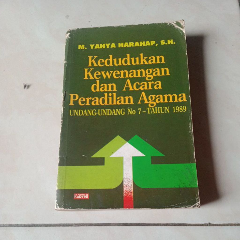 buku kedudukan kewenangan dan acara peradilan agama - M.Yahya Harahap,S.H.