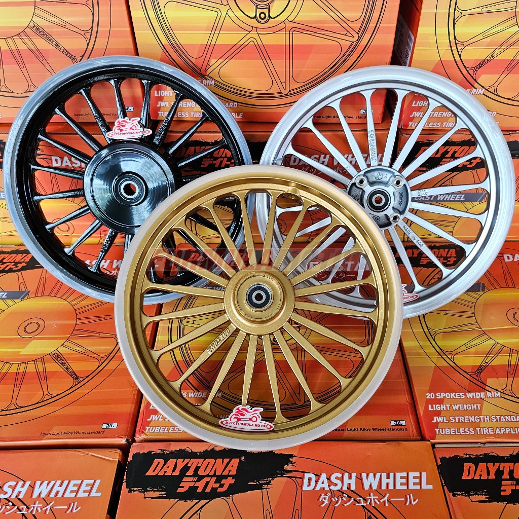 Velg Racing Daytona Dash Wheel Model Classic Ring 14 PNP Mio, Beat, Vario, Scoopy