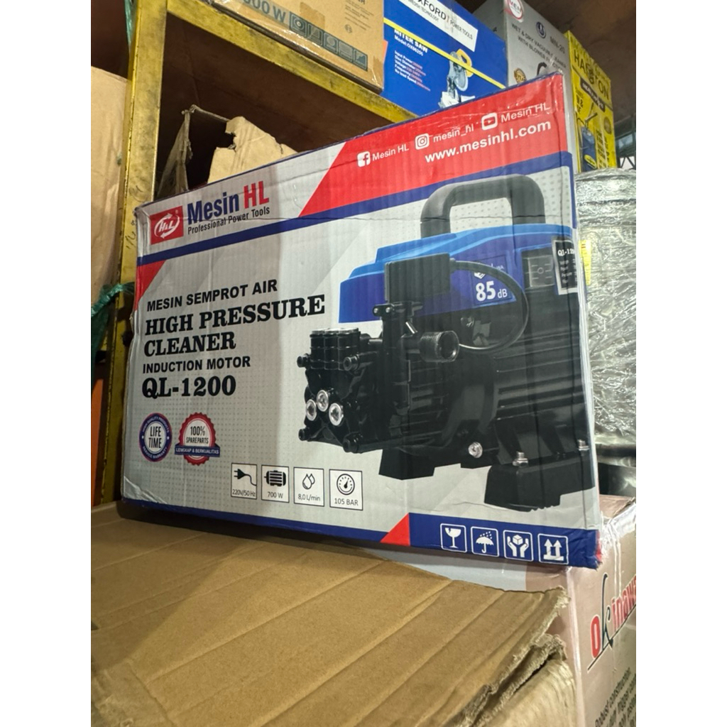 H&L QL1200 Jet Cleaner Mesin Cuci Mobil / Motor High Pressure QL-1200