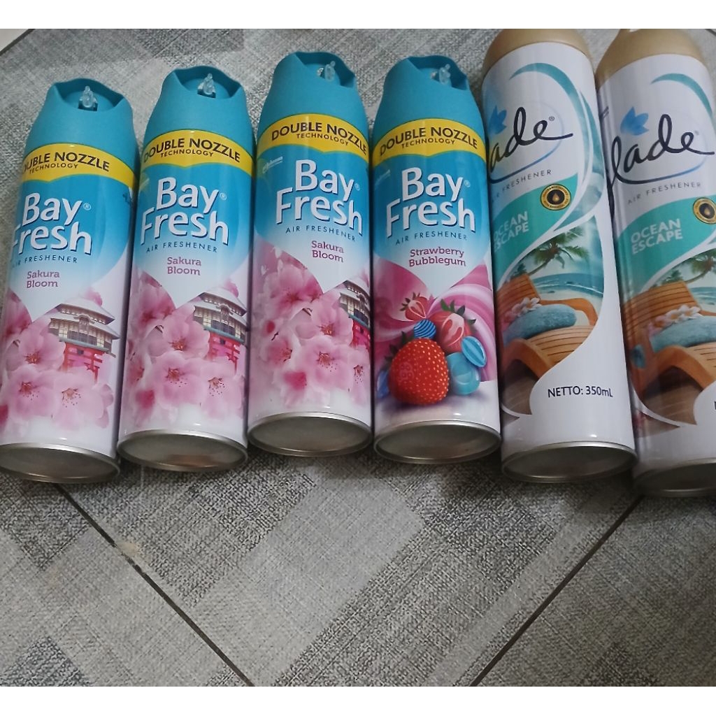BAYFRESH AEROSOL 320ML,GLADE AEROSOL 350ML