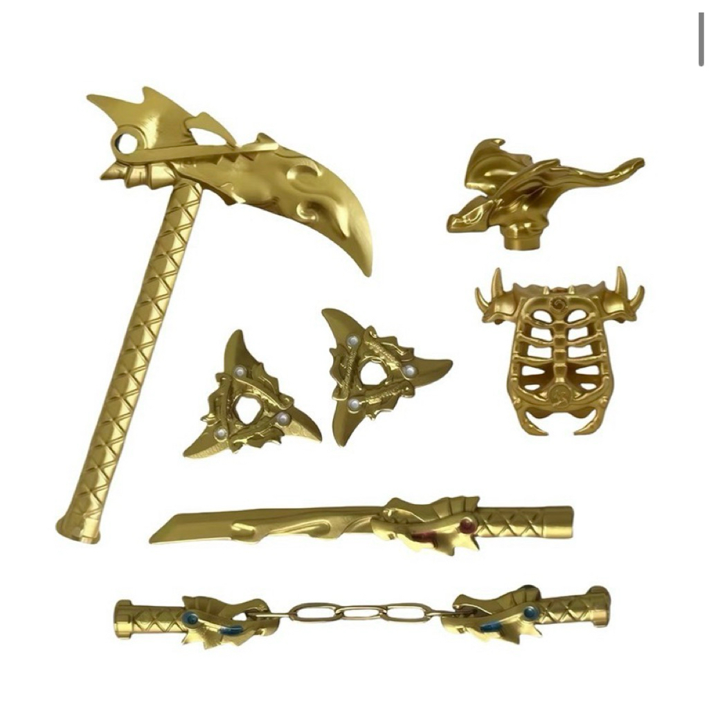 Brick Ninjago Golden Weapon Custom