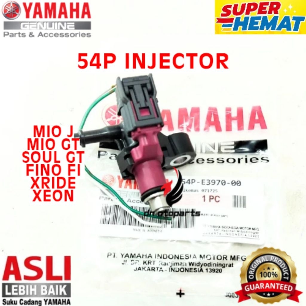 INJECTOR ORIGINAL YAMAHA KODE 54P, INJECTOR MIO J, INJECTOR MIO GT, INJECTOR SOUL GT, INJECTOR FINO 