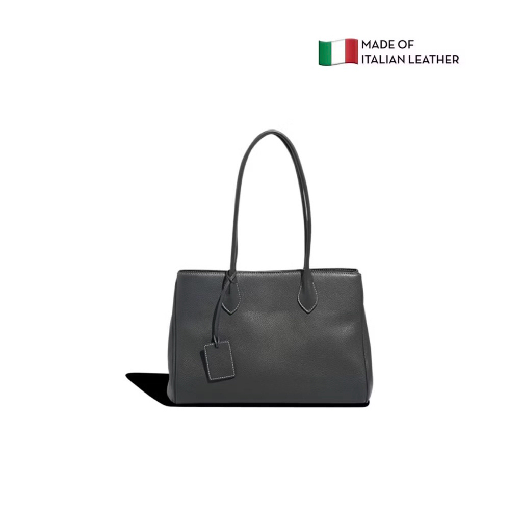 Rounn Felice 31 Retourne Preloved Italian Leather Grey Stone