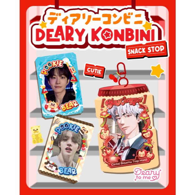[READY] PHOTOCARD HOLDER DEARY KONBINI (MAKANAN) by DearyToMe
