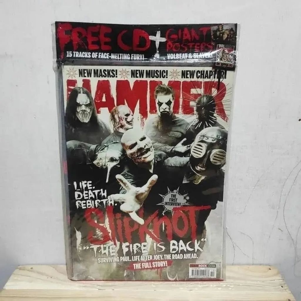 Majalah METAL HAMMER Magazine Edisi October 2014 SLIPKNOT (Include CD & Giant Poster)