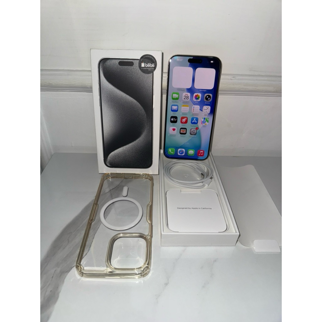 iphone 15 pro max 256 gb indo second