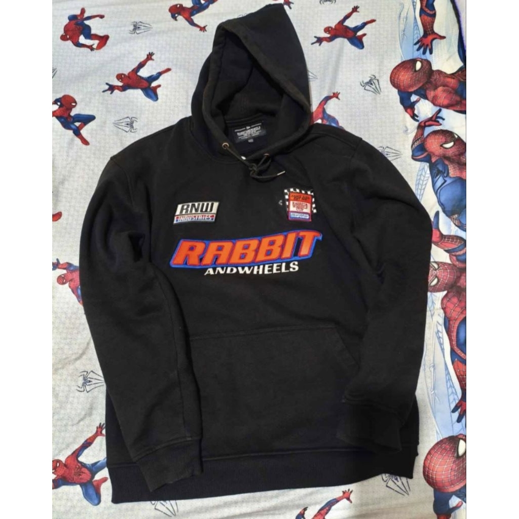 black hoodie rabbit and wheels original XXXL second hypehood like new